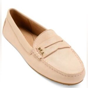 Lauren Ralph Lauren Belen Drivers Beige Flat Loafers Beige size 8.5 B
